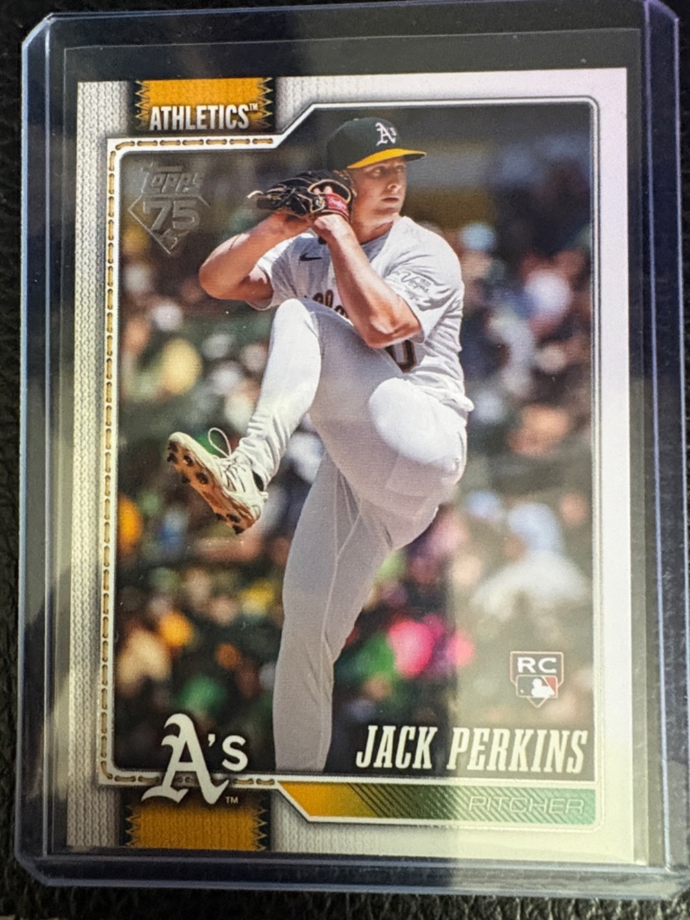 2026 Topps Jack Perkins Oakland Athletics Rookie Pitcher Card